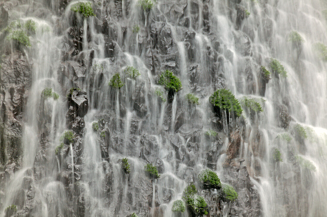 Wasserfall-Nahaufnahme, Columbia River Gorge, Oregon