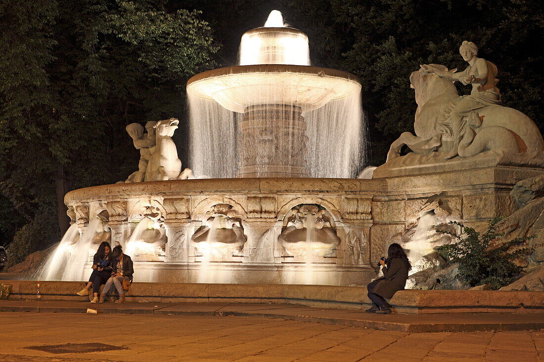 Wittelsbach Fountain, Munich, Bavaria, Germany