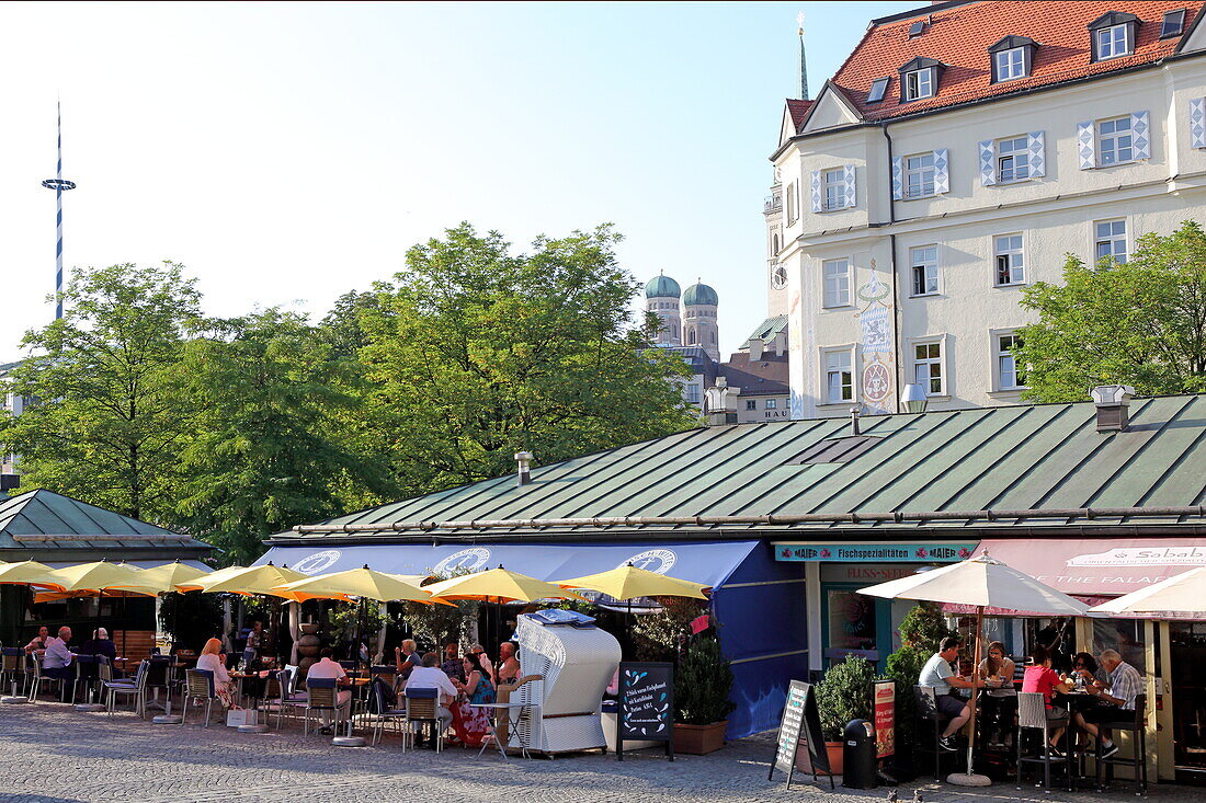 Viktualienmarkt, Munich, Bavaria, Germany