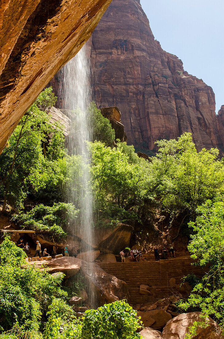 Weeping Rock, Zion National Park, Utah, USA.