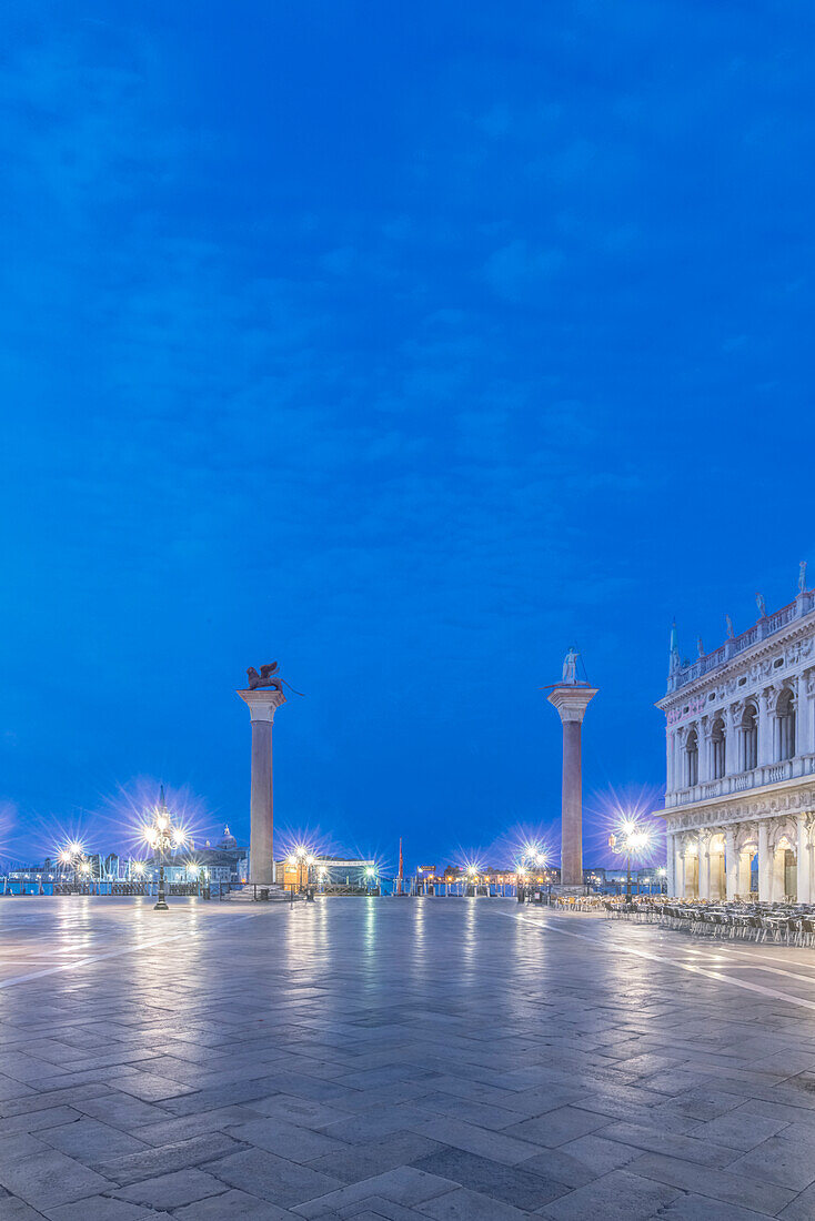 Italy, Venice. San Marco Piazza at dawn