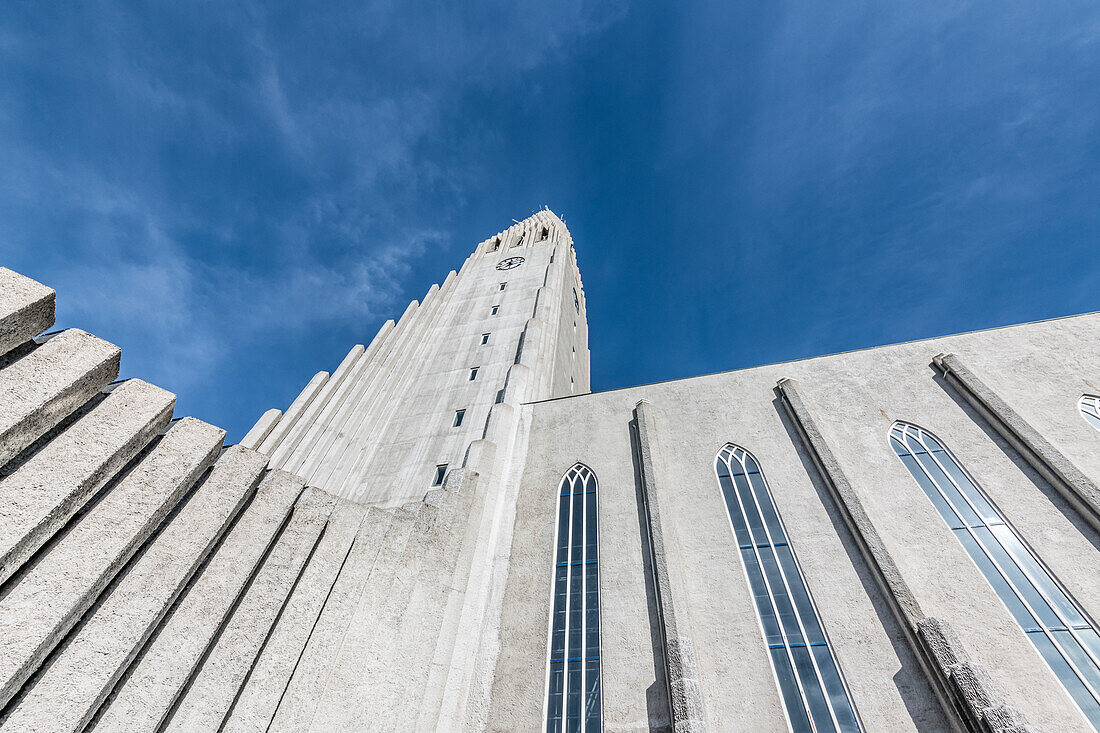 Hallgrímskirkja, evangelisch-lutherische Pfarrkirche, Reykjavík, Island