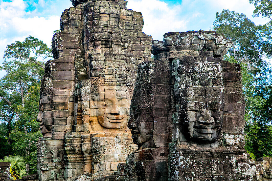 Angkor Thom, Bayon-Tempel, Angkor, Kambodscha