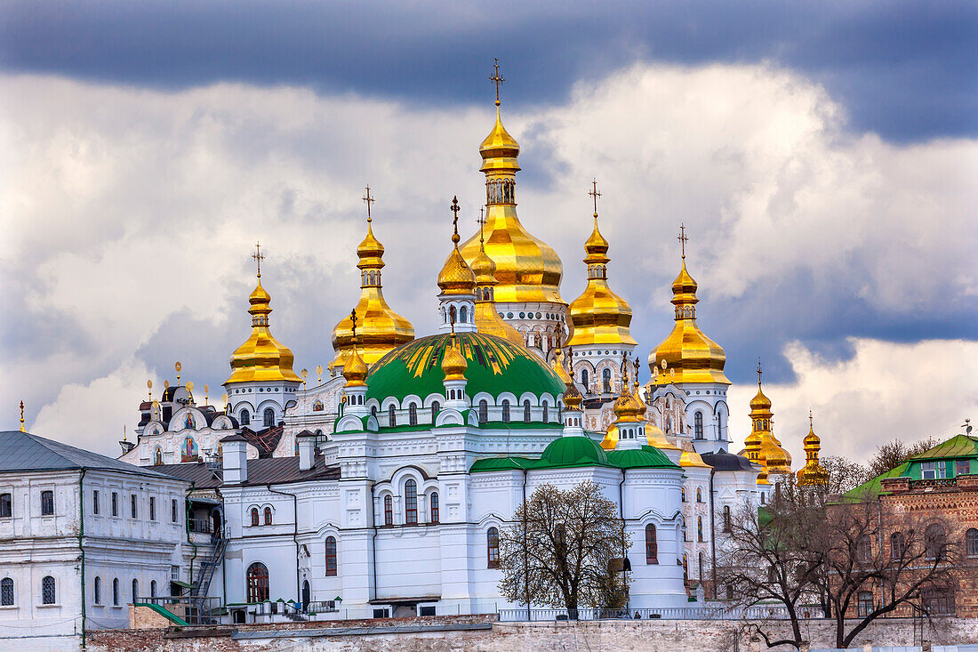 Uspenskiy Cathedral Holy Assumption, Pechersk Lavra Cathedral, Kiev, Ukraine. Oldest Orthodox monastery in Ukraine and Russia, dating from 1051.