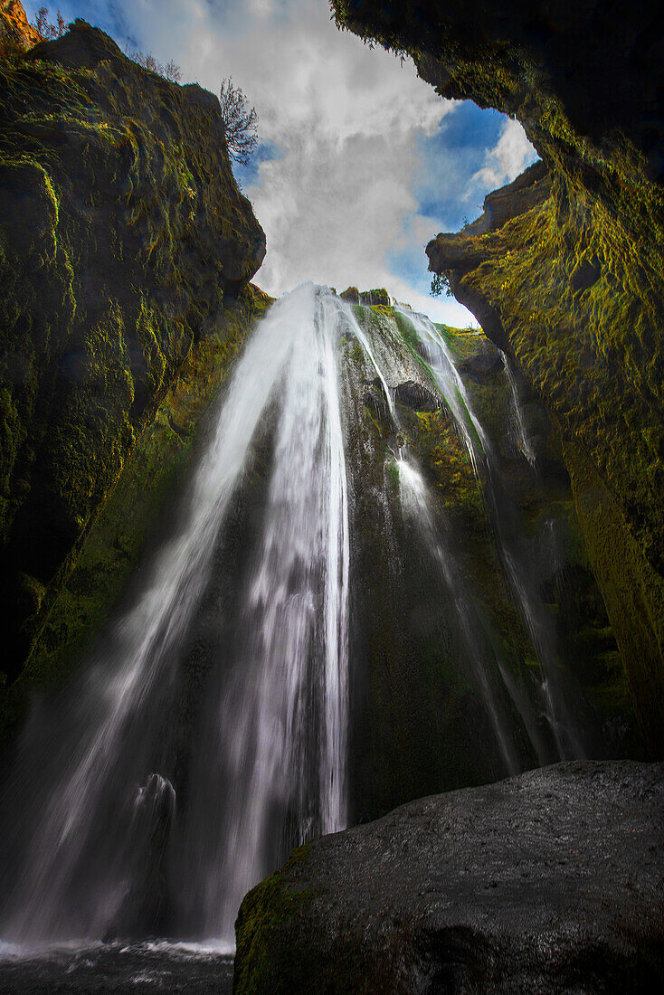 Wasserfall an der Südküste Islands