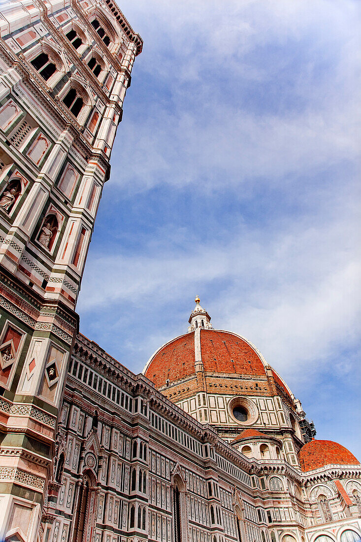 Duomo Basilica Cathedral Church Giotto's Bell Tower, Florence, Italy