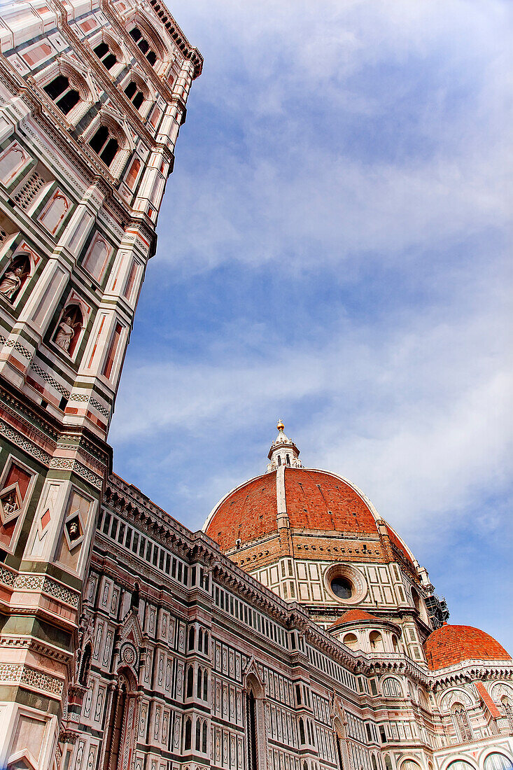 Duomo Basilika Kathedrale Kirche Giottos Glockenturm, Florenz, Italien