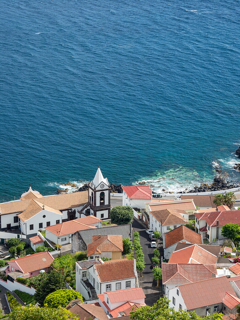 Village in Calheta. Sao Jorge Island, Azores, Portugal.