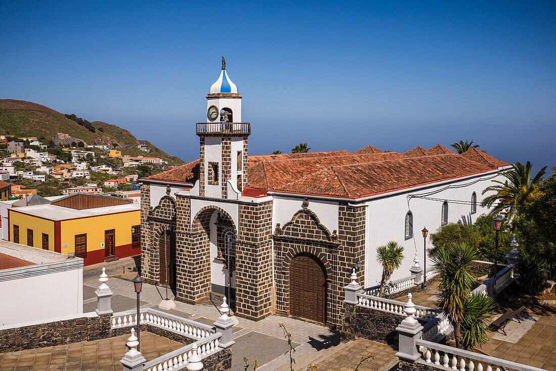 Spain, Canary Islands, El Hierro Island, Valverde, island capital, Iglesia de Nuestra Senora de la Concepcion church, built in 1767