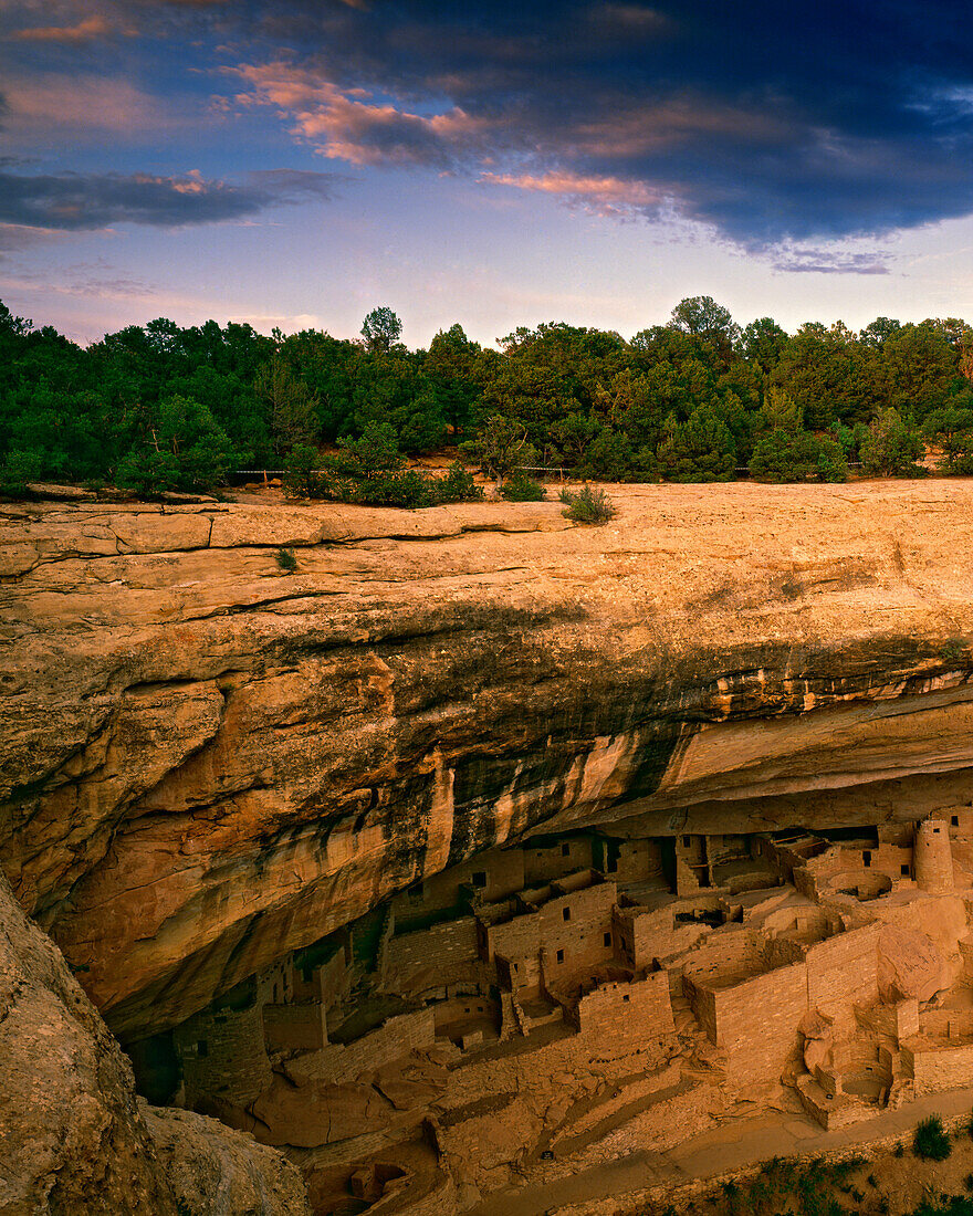 USA, Colorado, Mesa Verde National Park. Cliff Palace Ruins