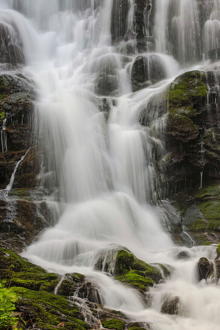 Abschnitt der Mingo Falls, Great Smoky Mountains National Park, Tennessee