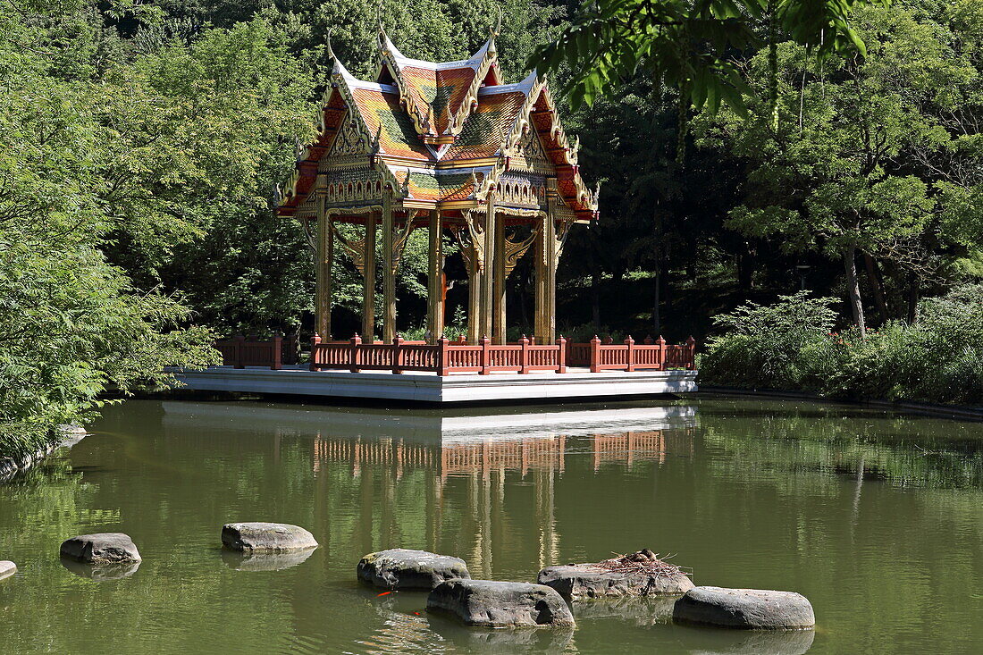 Thai Sala Temple, Westpark, Munich, Upper Bavaria, Bavaria, Germany