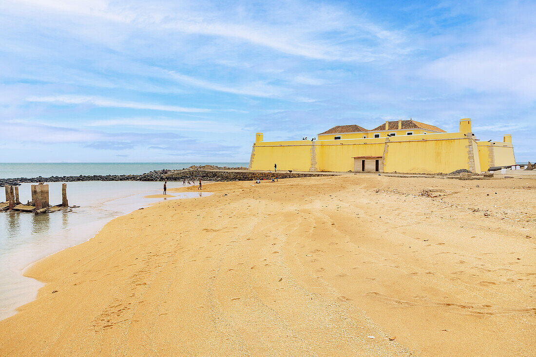 Forte de São Sebastião mit Museu Nacional in São Tomé auf der Insel São Tomé in Westafrika