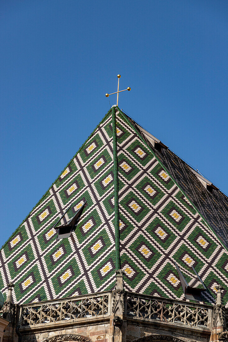 Roof of the cathedral, Bolzano, South Tyrol, Italy