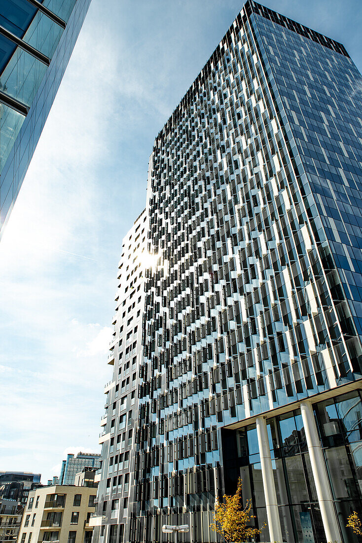Building in the European quarter in Brussels, Belgium.