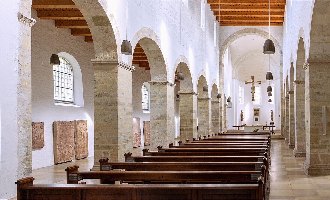 Romanesque Basilica of St. Peter in Straubing in Lower Bavaria in Germany