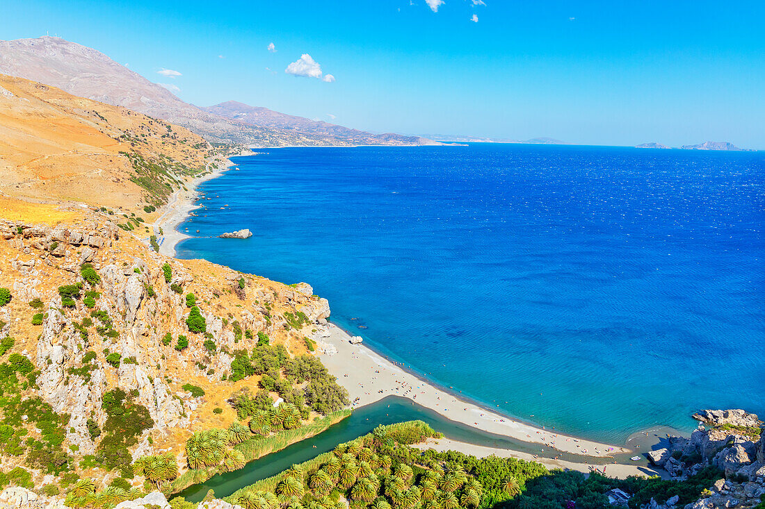 \nPreveli Beach, Rethymno, Crete, Greek Islands, Greece