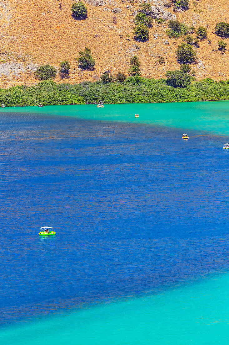 Lake Kournas, Georgioupolis, Chania, Crete, Greek Islands, Greece