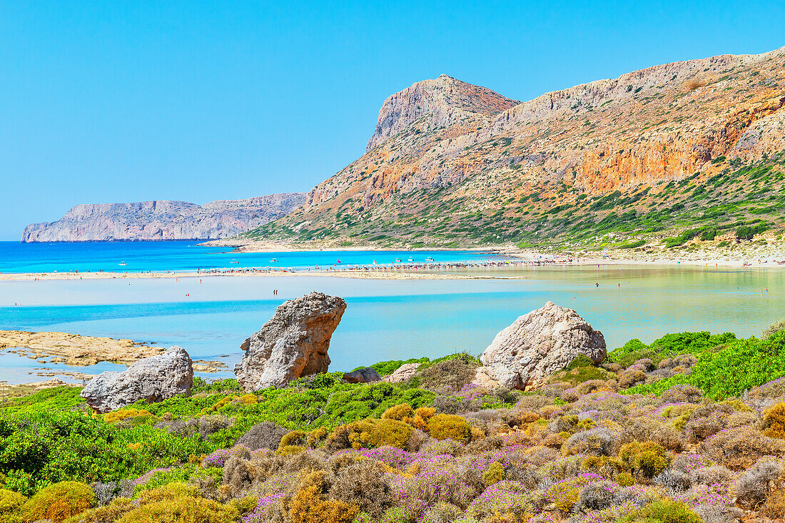Balos bay, Gramvousa Peninsula, Chania, Crete, Greece