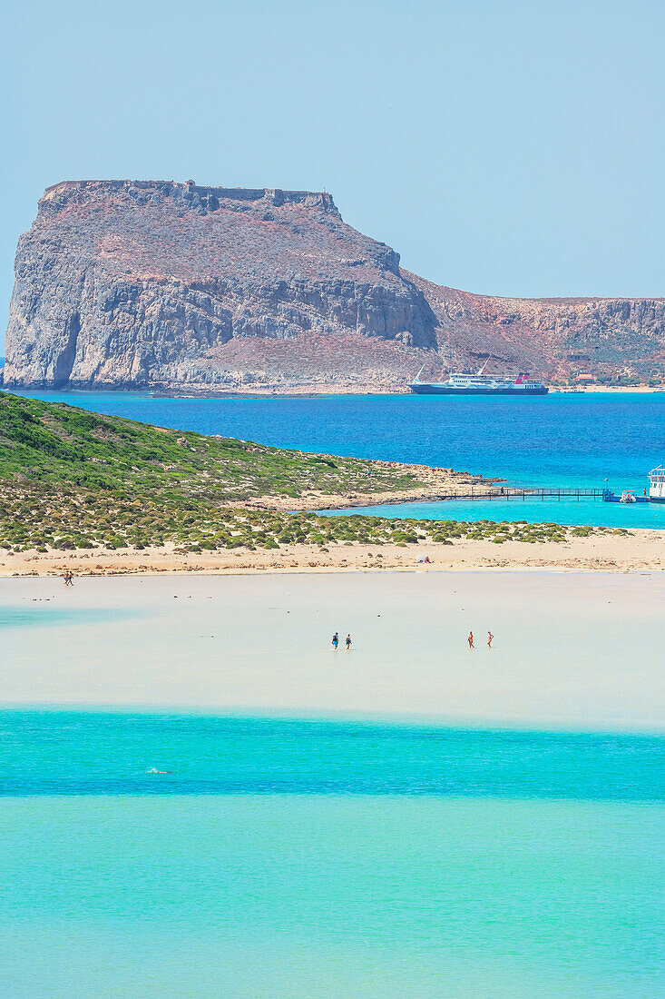 Balos Bucht, Halbinsel Gramvousa, Chania, Kreta, Griechenland