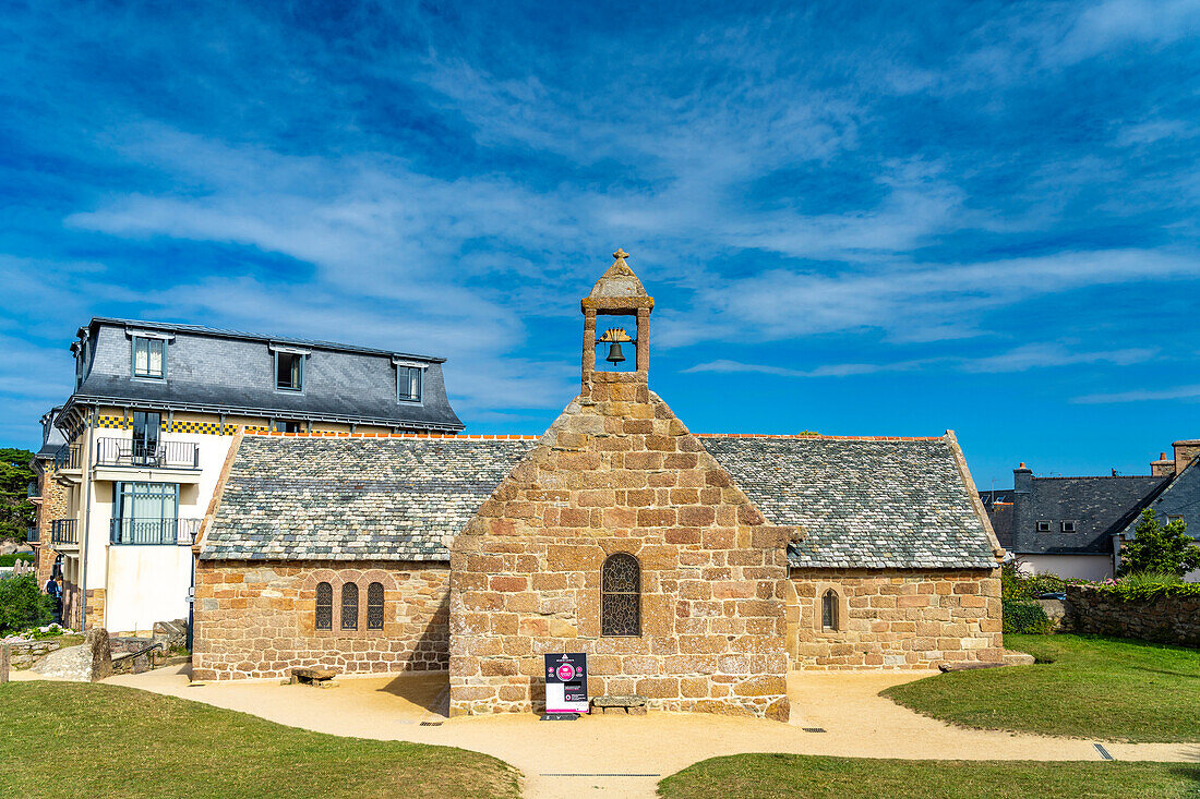 Chapel of St-Guirec in Ploumanac'h, Perros-Guirec, Brittany, France