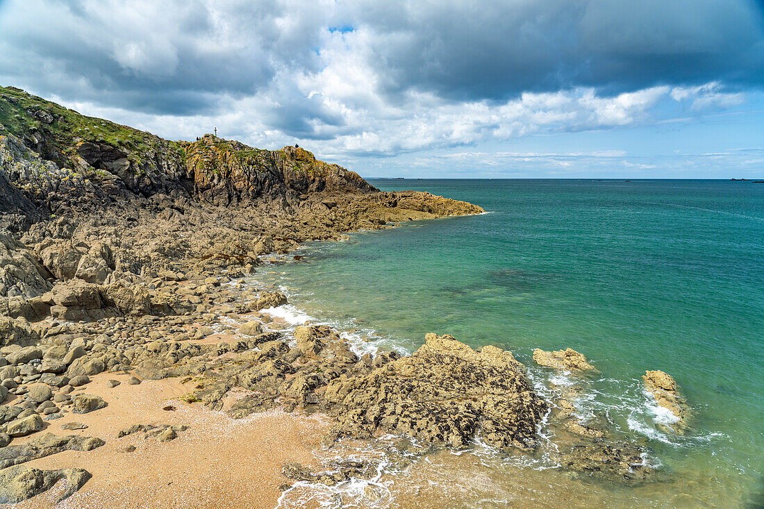 The coast at Rothéneuf, Saint Malo, Brittany, France