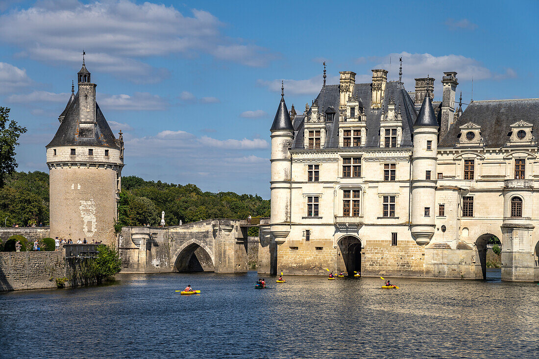 Schloss Chenonceau im Loiretal, Chenonceaux, Frankreich 