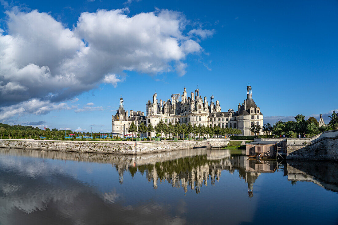 Chambord Castle in the Loire Valley, Chambord, France