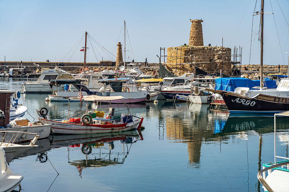 Port of Kyrenia or Girne, Turkish Republic of Northern Cyprus, Europe