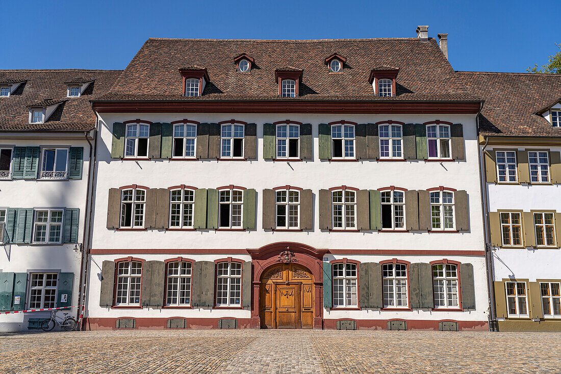 Andlauerhof on Minster square in Basel, Switzerland, Europe