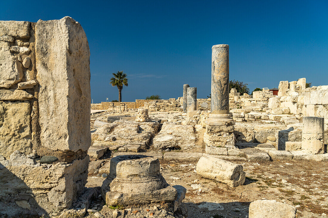 Ruinen der antiken griechisch-römischen Stadt Kourion, Episkopi, Zypern, Europa