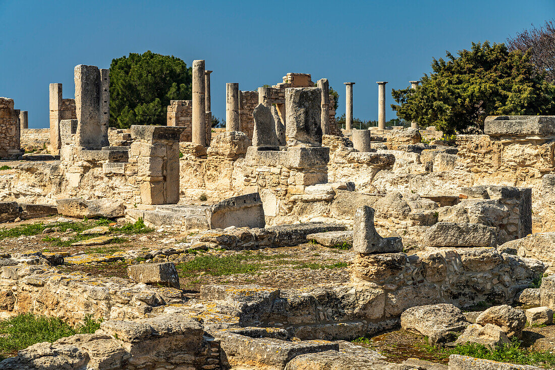 Heiligtum des Apollon Hylates in der antiken Stadt Kourion, Episkopi, Zypern, Europa 
