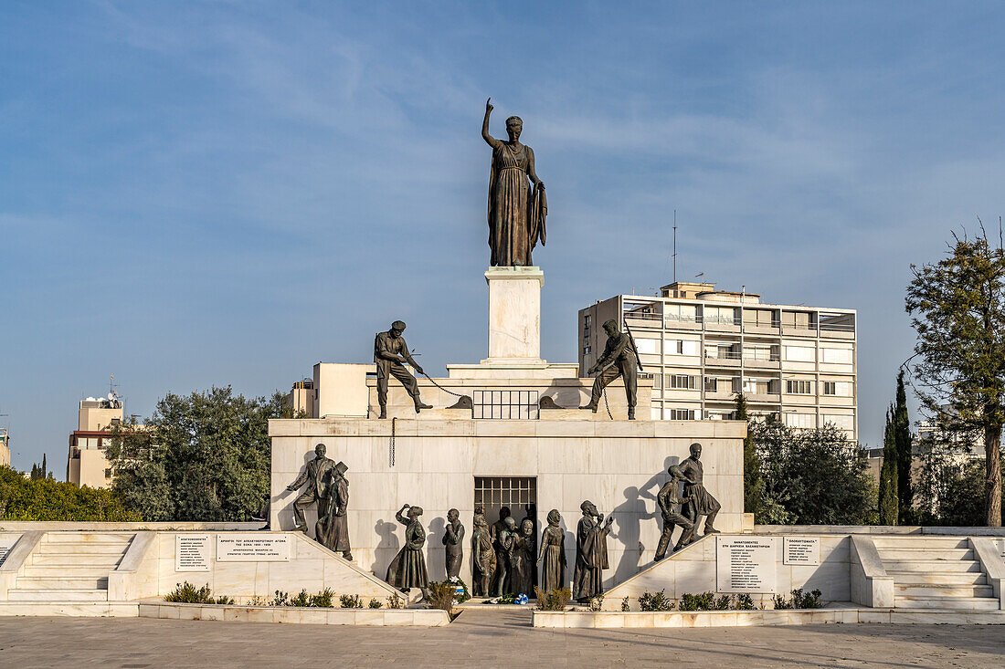 Das Befreiungsdenkmal auf der Podokataro-Bastion, Nikosia, Zypern, Europa