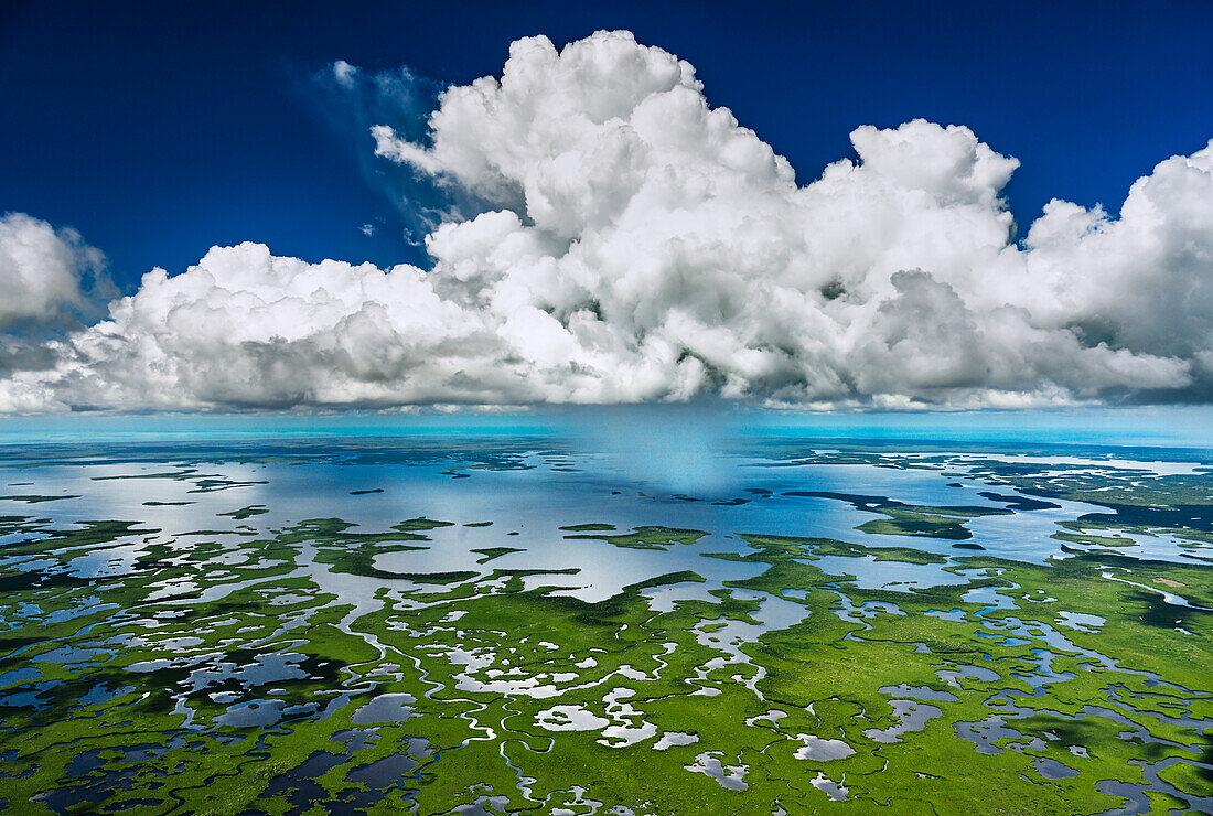 Luftaufnahme des Everglades National Park in Florida, USA