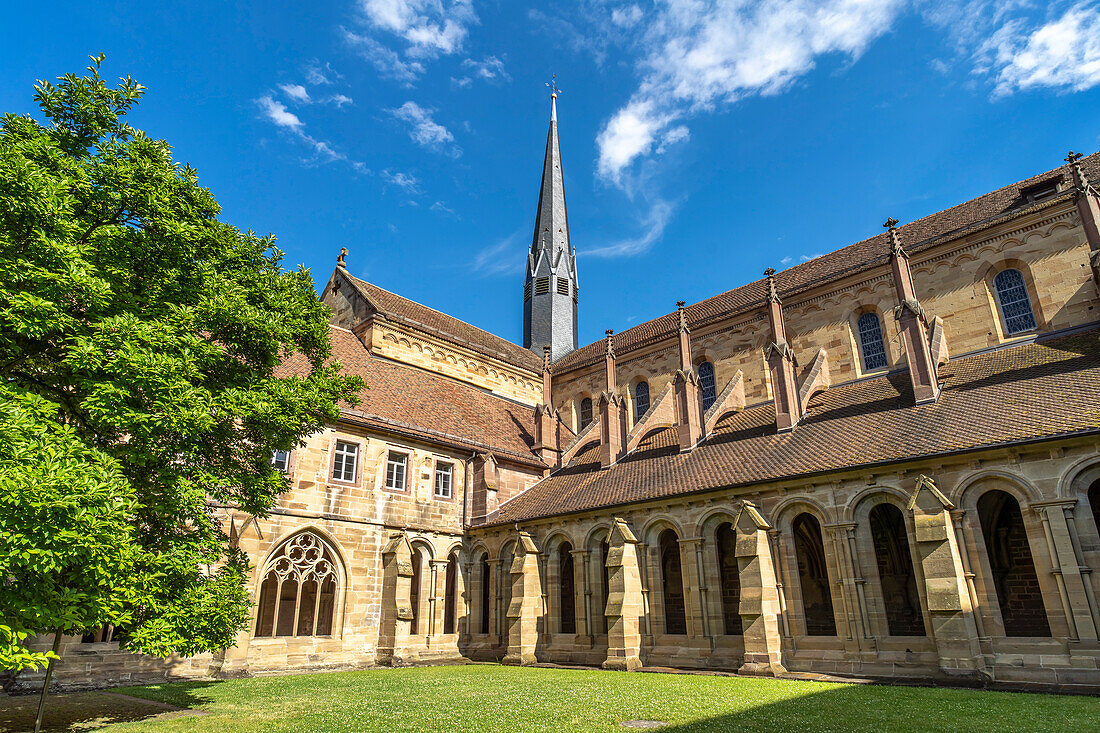 Courtyard of the Maulbronn Monastery, Maulbronn, Baden-Württemberg, Germany