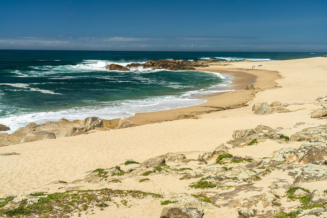Der Strand Praia do Seca, Vila do Conde, Portugal, Europa  