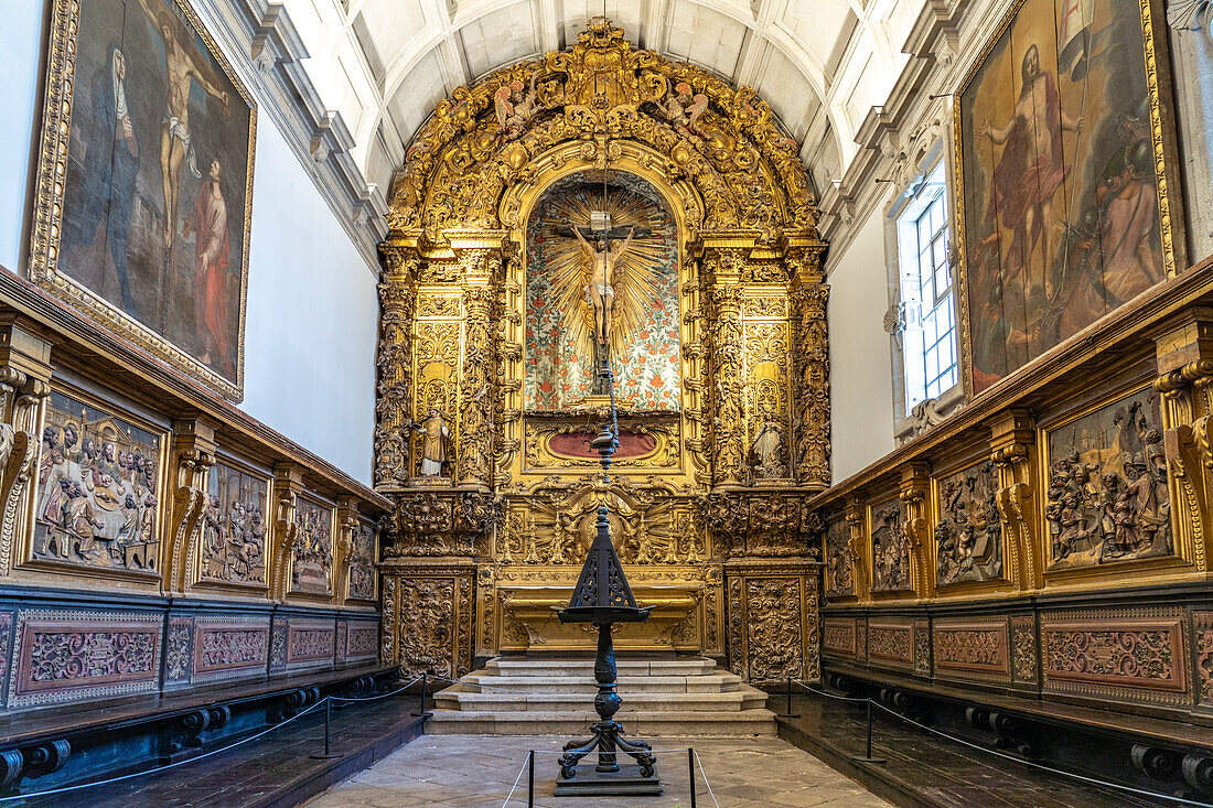 Altar in der Kathedrale Sé do Porto, Porto, Portugal, Europa   