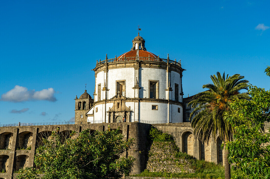 Der Park Jardim do Morro und das Kloster Mosteiro da Serra do Pilar, Vila Nova de Gaia, Portugal, Europa