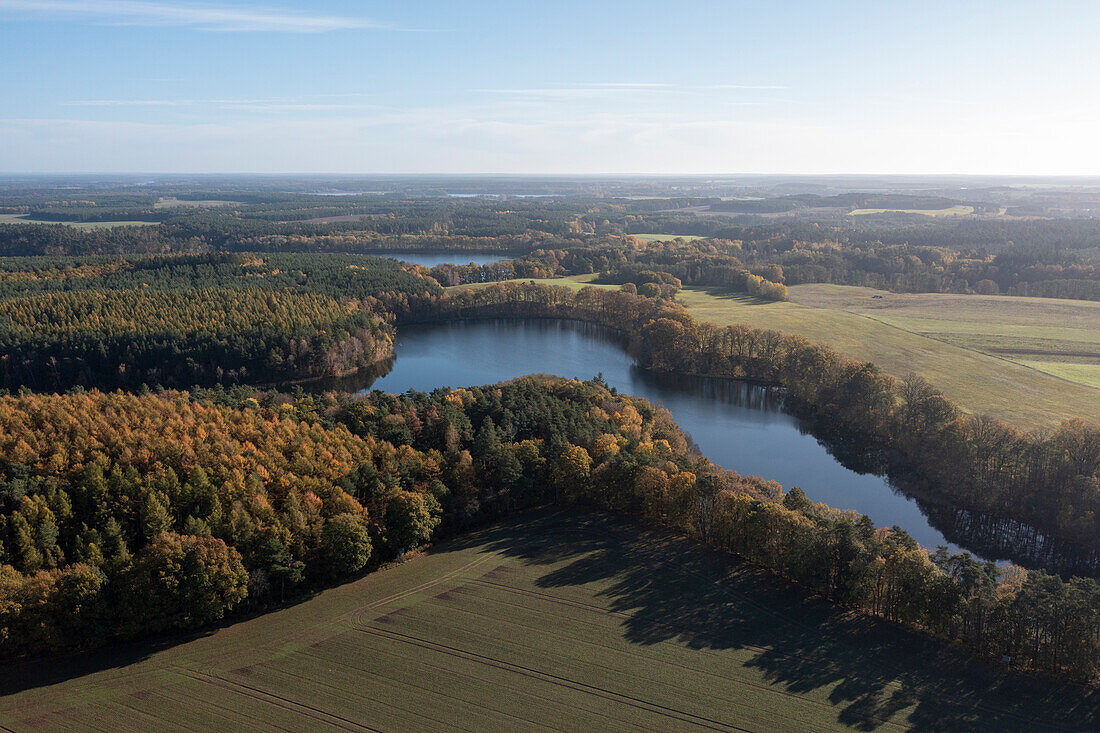 Mecklenburg Lake District, Drosedow, Wustrow, Mecklenburg-West Pomerania, Germany