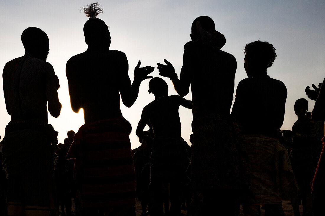 Karo villagers, Ethiopia