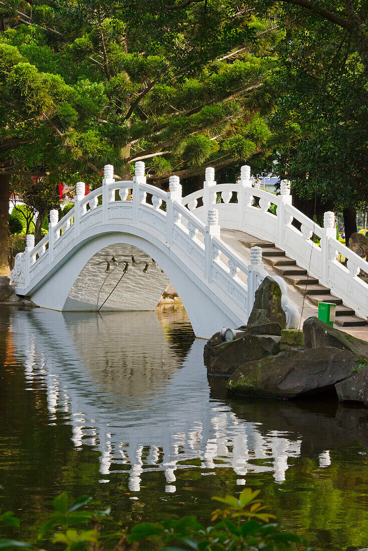 Bridge in Liberty Square (also Freedom Square) garden, Taipei, Taiwan