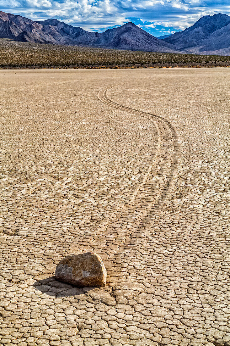 California, Death Valley National Park, The Racetrack, USA