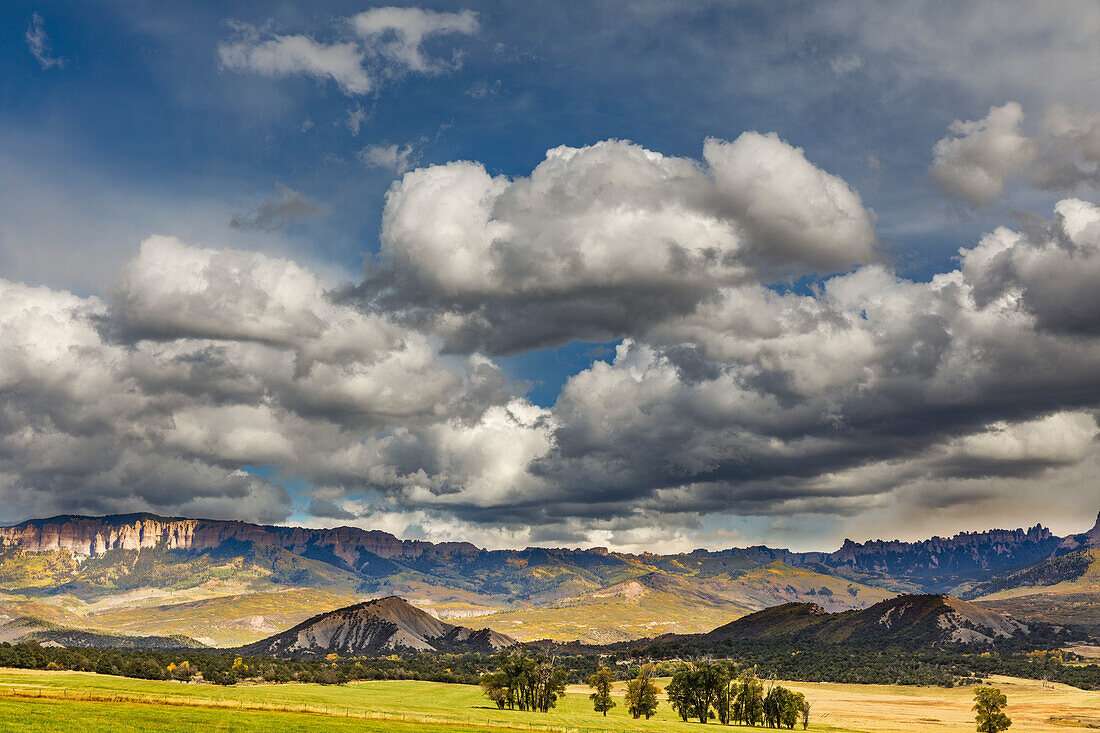 Cimarron Range im Osten von Ouray, County, Colorado