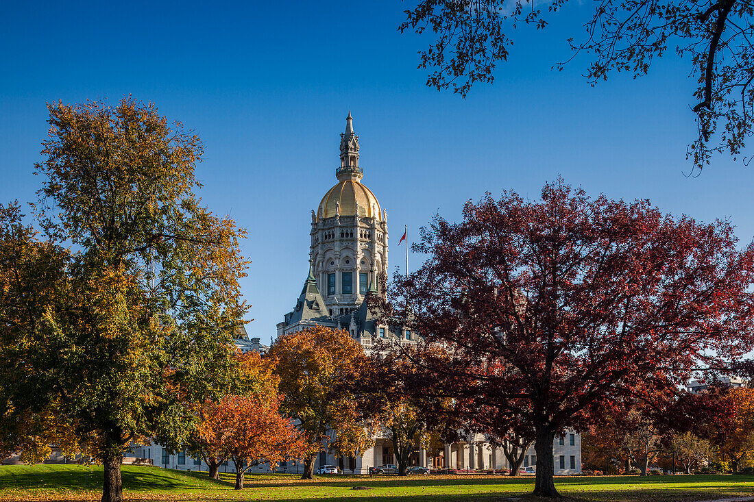 USA, Connecticut, Hartford von Connecticut State Capitol