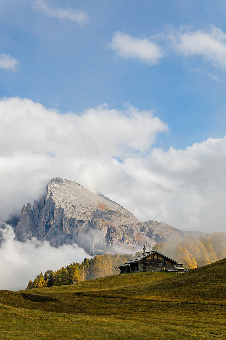 Seiser Alm in den Dolomiten in Südtirol, Italien