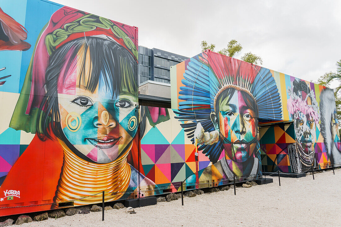 Graffiti artwork in Wynwood Miami Florida USA