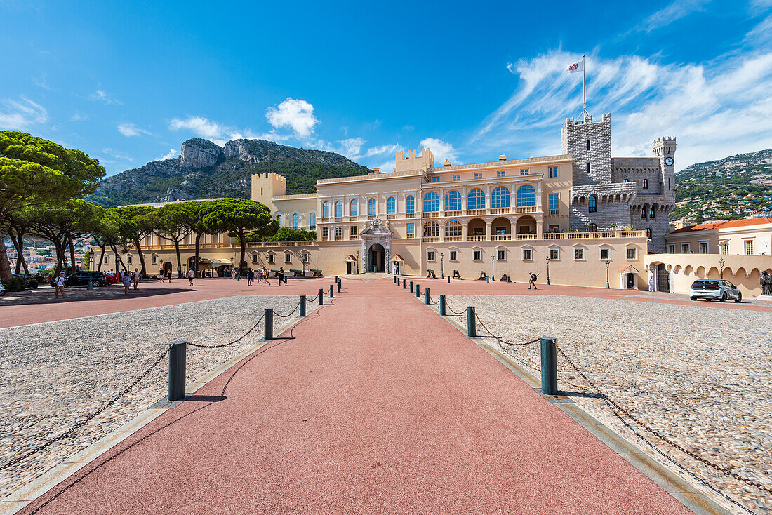 Prince's Palace in the Principality of Monaco