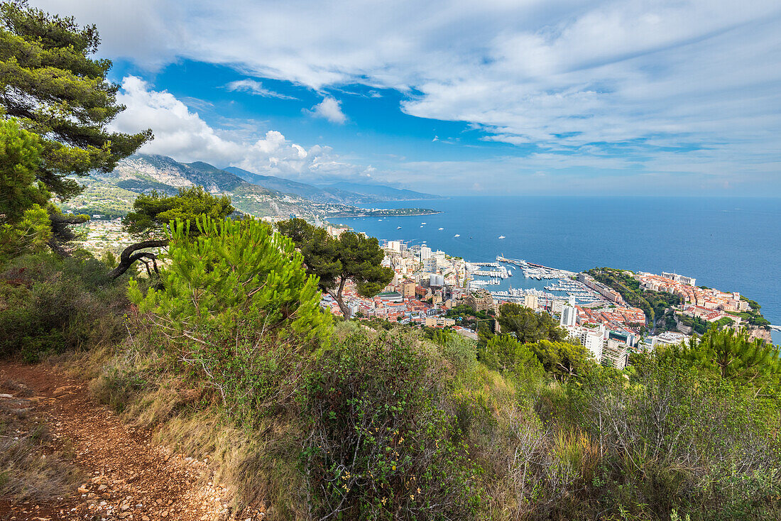 View of the Principality of Monaco and the Côte d'Azur, Principality of Monaco