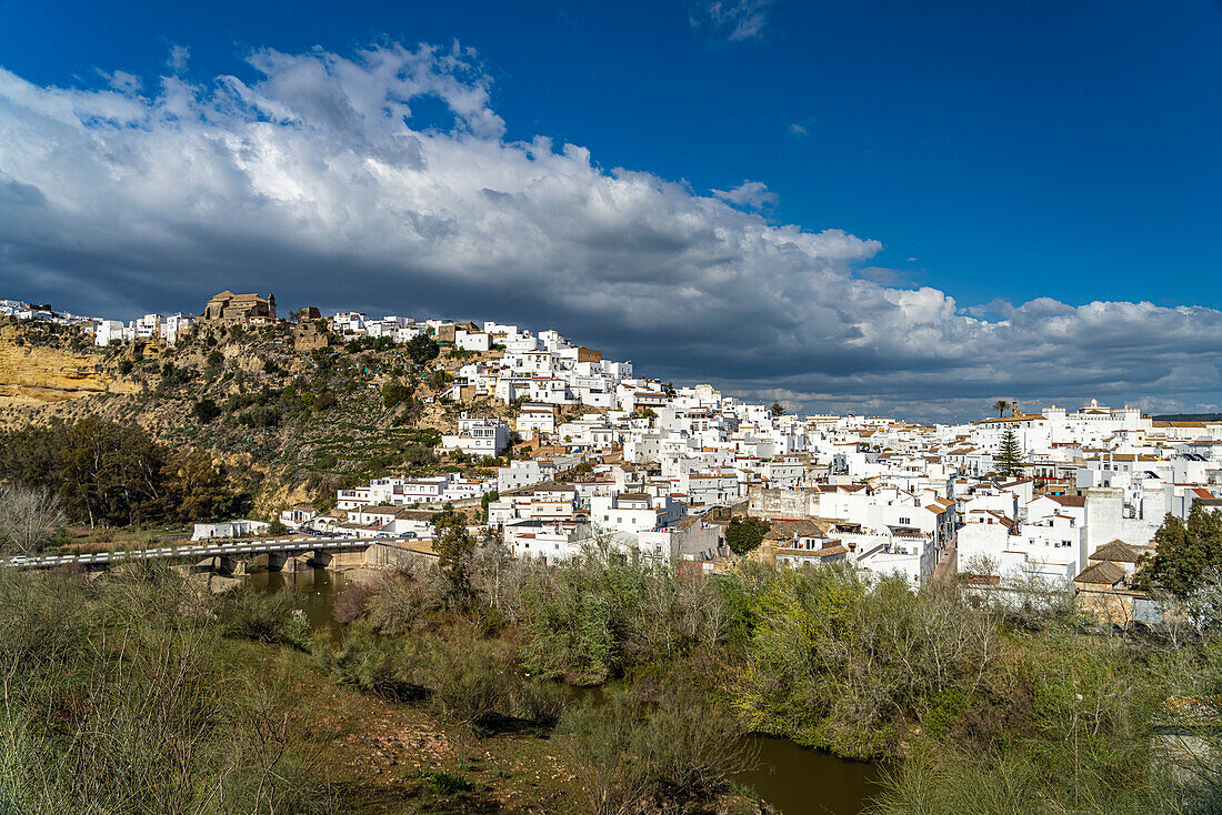 Die weissen Häuser von Arcos de la Frontera, Andalusien, Spanien