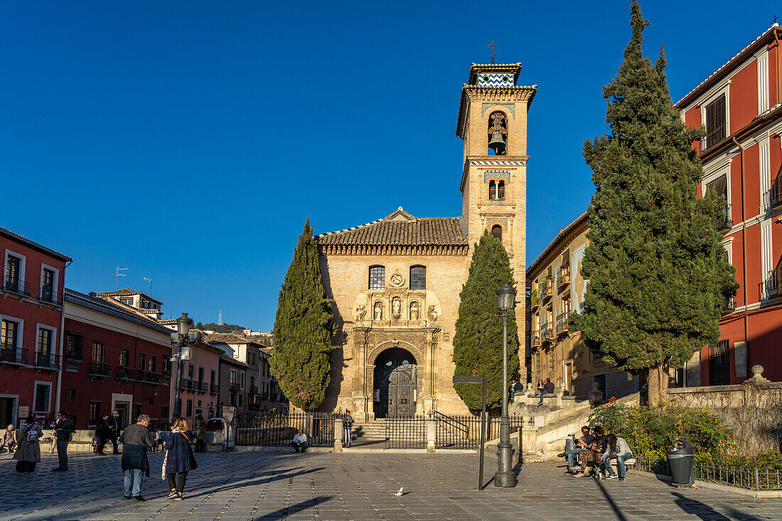 Kirche San Gil y Santa Ana in Granada, Andalusien, Spanien 